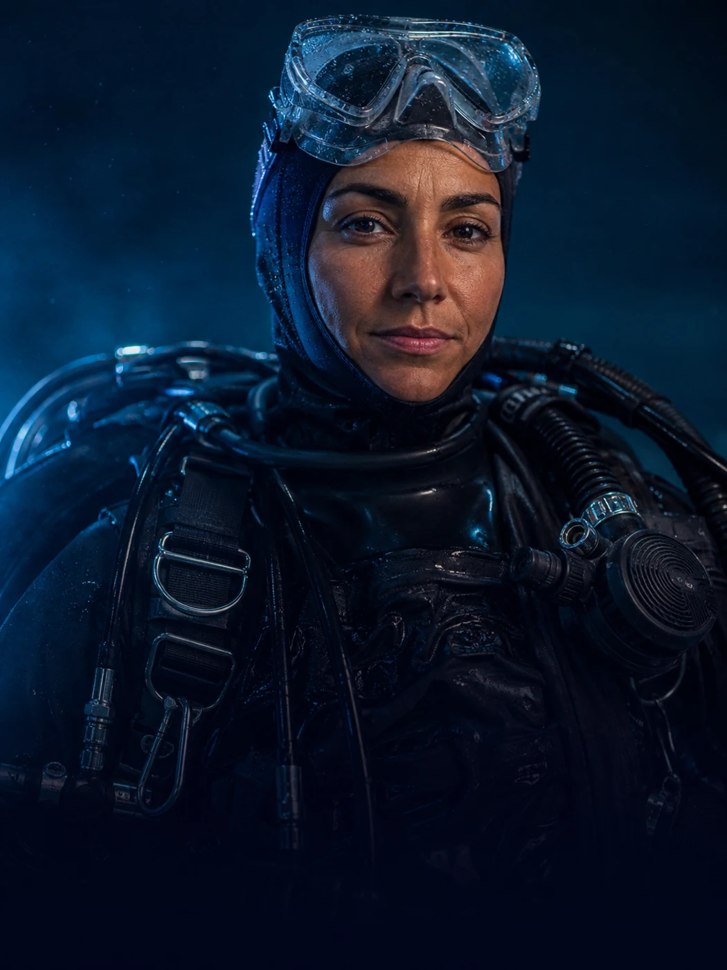 SOFIA MARIN in professional diving equipment
